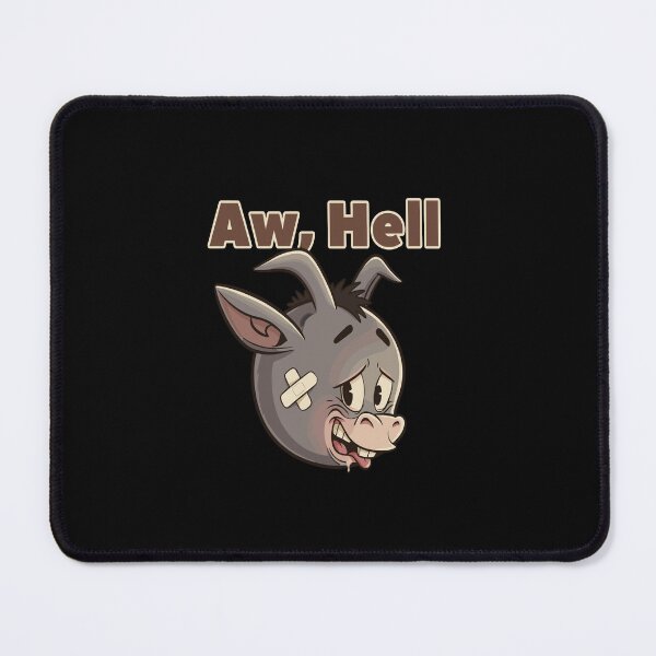 Item preview, Aw, Hell – Funny Donkey Face Cartoon Graphic   designed and sold by Evaevonechi.