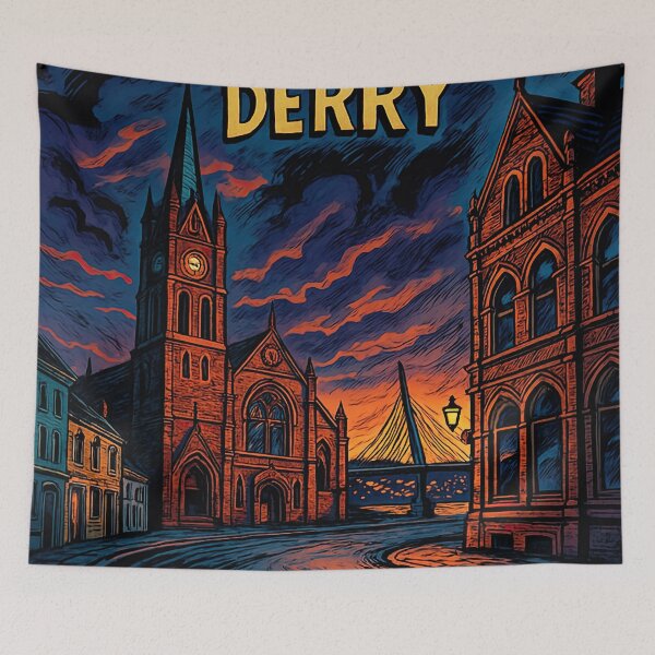 Item preview, Derry, city | Comics stylCartoone -  designed and sold by ComicsFactory.