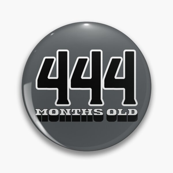 Item preview, 444 Months Old — Funny 37th Birthday Gag Design designed and sold by downUnderInk.