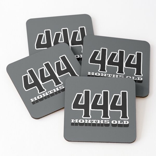 Item preview, 444 Months Old — Funny 37th Birthday Gag Design designed and sold by downUnderInk.