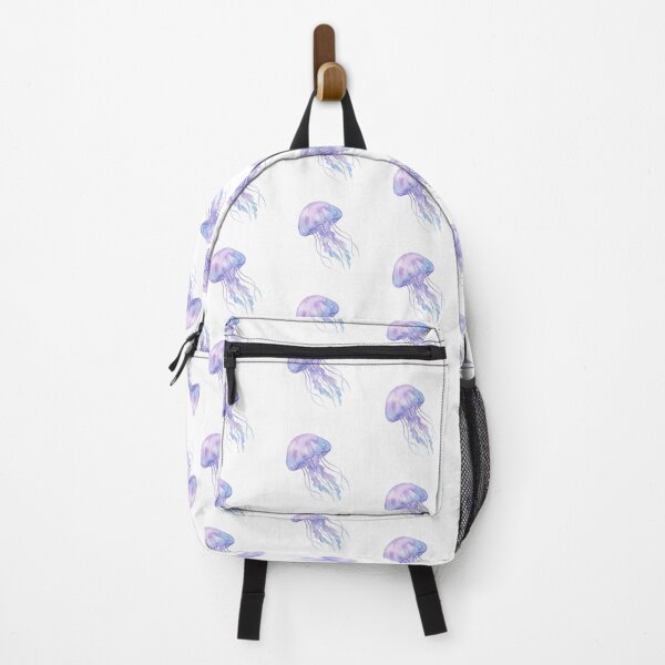 Item preview, Purple Watercolor Jellyfish - Ethereal Ocean Marine Life Art designed and sold by Imaginationbeyond.