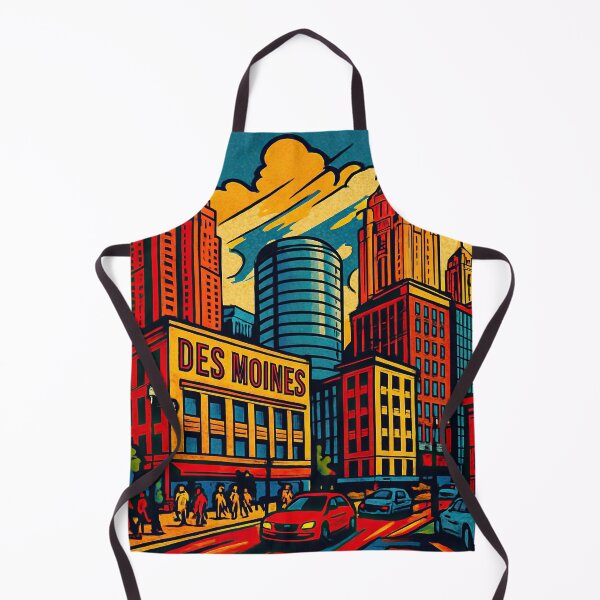 Item preview, Des Moines, city | Comics stylCartoone - designed and sold by ComicsFactory.