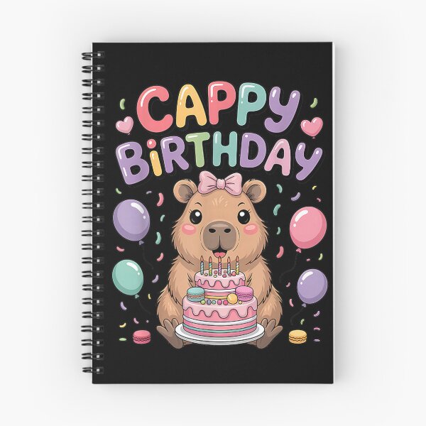 Item preview, Capybara Birthday Girl Capybara Animal Lovers Bow Party Art for Men Women Kids , Capybara Gift Lover  designed and sold by DZIRI NAJAT.