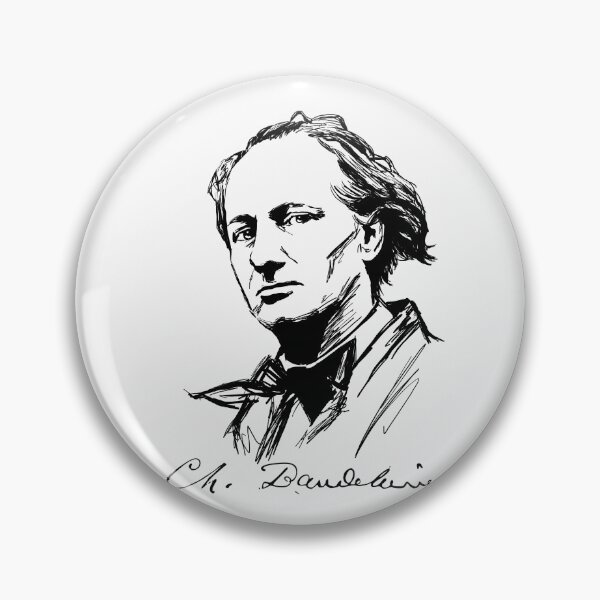 Item preview, Charles Baudelaire designed and sold by helenacooper.