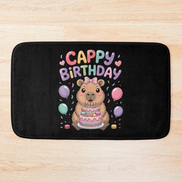 Item preview, Capybara Birthday Girl Capybara Animal Lovers Bow Party Art for Men Women Kids , Capybara Gift Lover  designed and sold by DZIRI NAJAT.