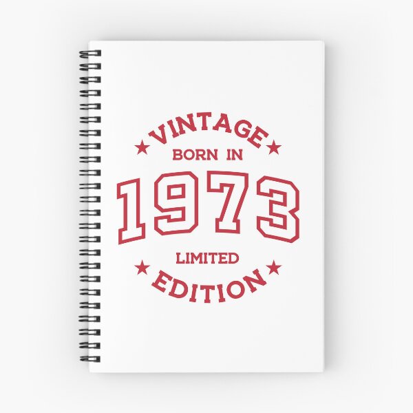 Item preview, Born in 1973 - Retro Style Print Red designed and sold by Viktor Milana.