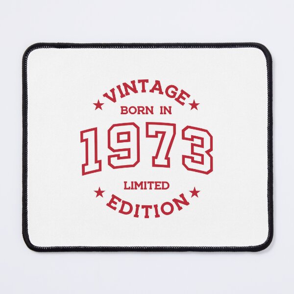 Item preview, Born in 1973 - Retro Style Print Red designed and sold by Viktor Milana.