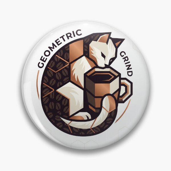 Item preview, Geometric Grind Clever Cat designed and sold by Born to Flow.