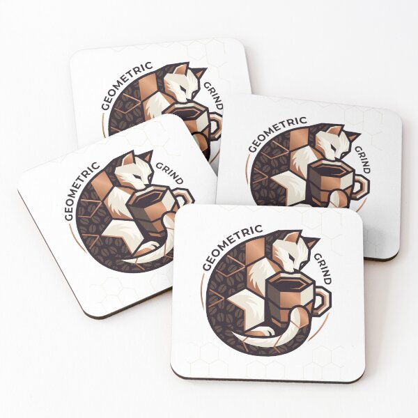 Item preview, Geometric Grind Clever Cat designed and sold by Born to Flow.