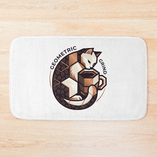 Item preview, Geometric Grind Clever Cat designed and sold by Born to Flow.
