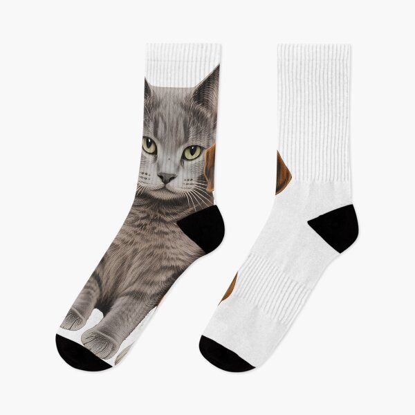 Item preview, Cat and dog soft texture  designed and sold by Uglyandcute.