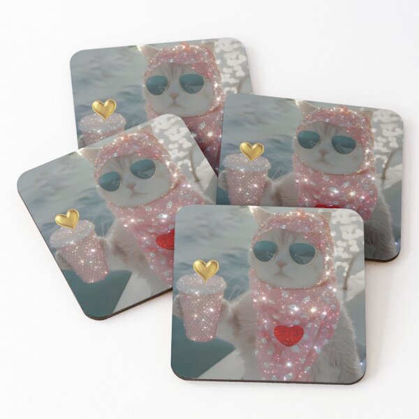 Item preview, AESTHETIC   GLITTERY  CAT  PRINTED  PRODUCTS designed and sold by Brewgoodness.
