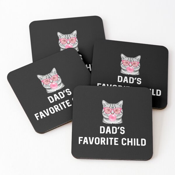Item preview, Dad's Favorite Child Cat Father's Day Sassy Cat Gift for Cats Lover Birthday designed and sold by DogLover332.