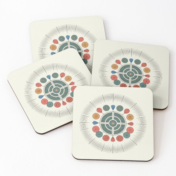 Item preview, Celtic Artistry –Boho Vintage  Floral Mandala | Modern Ornament designed and sold by OscarArtistry.