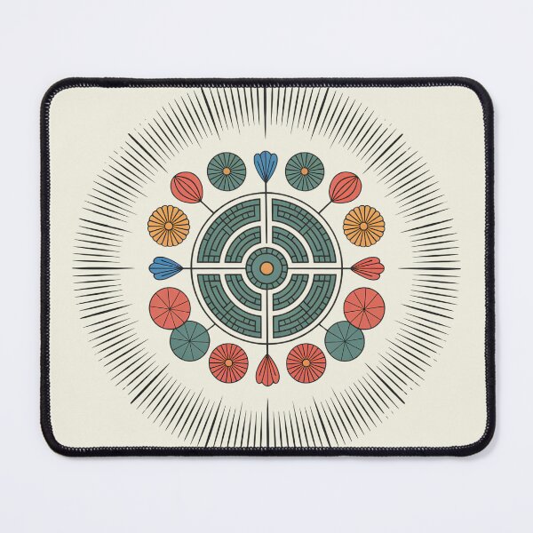 Item preview, Celtic Artistry –Boho Vintage Floral Mandala | Modern Ornament designed and sold by OscarArtistry.