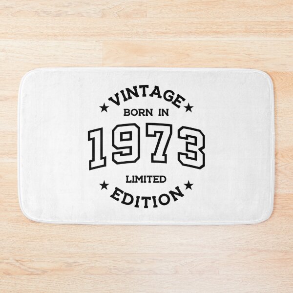 Item preview, Born in 1973 - Retro Style Print Black designed and sold by Viktor Milana.