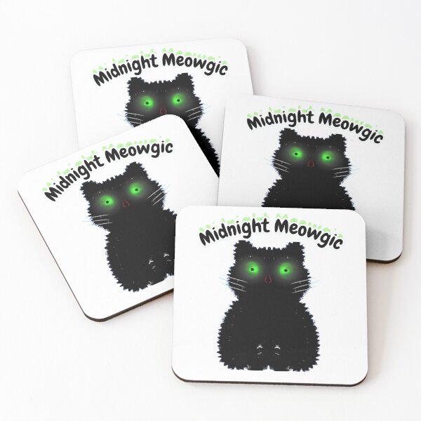 Item preview, Midnight Meowgic Black Cat – Witchy Cute black Cat Design designed and sold by HopeAndHustle.
