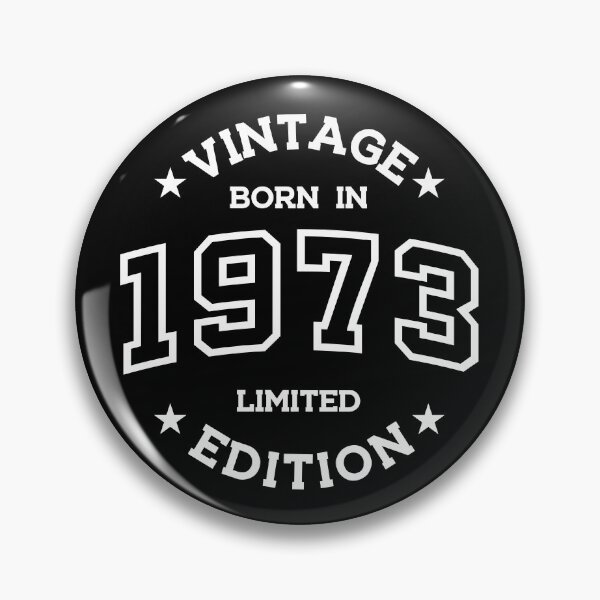 Item preview, Born in 1973 - Retro Style Print White designed and sold by Viktor Milana.