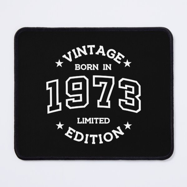 Item preview, Born in 1973 - Retro Style Print White designed and sold by Viktor Milana.