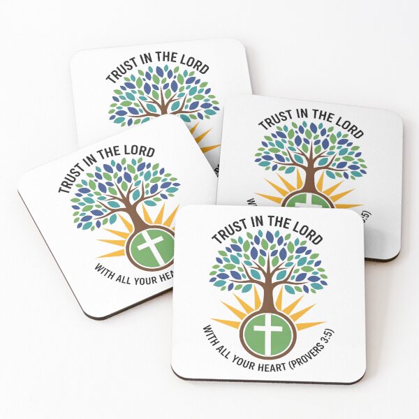 Item preview, Trust in the Lord Tree Christian Verse Proverbs 3 5. designed and sold by loveandlightrb.