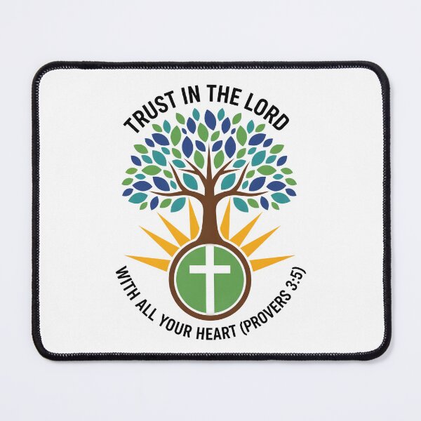 Item preview, Trust in the Lord Tree Christian Verse Proverbs 3 5. designed and sold by loveandlightrb.