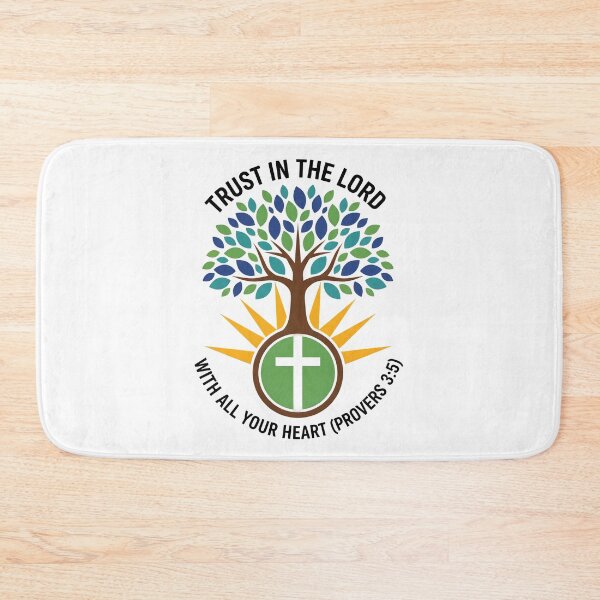 Item preview, Trust in the Lord Tree Christian Verse Proverbs 3 5. designed and sold by loveandlightrb.