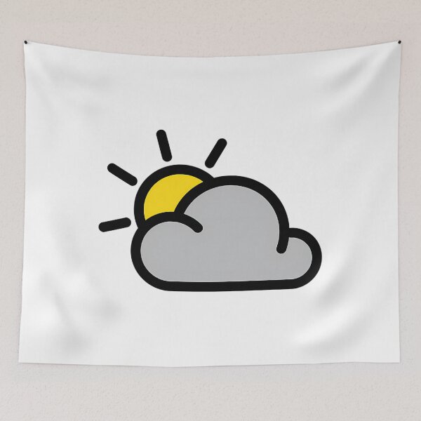 Item preview, Partly Cloudy Weather Icon designed and sold by btmknfcwdka84.