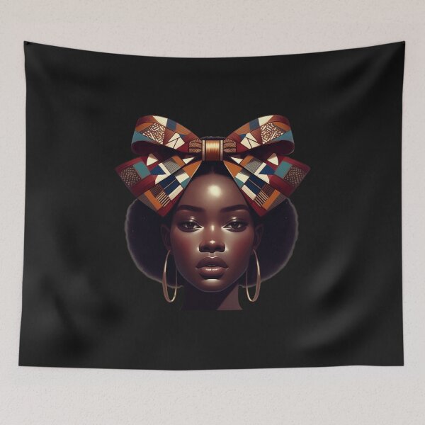 Item preview, Black history  Woman With Bow Headwrap African American designed and sold by GrumpySableye.
