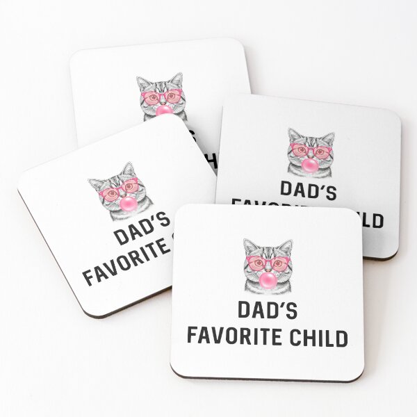 Item preview, Dad's Favorite Child Cat Father's Day Sassy Cat Gift for Cats Lover Birthday designed and sold by DogLover332.
