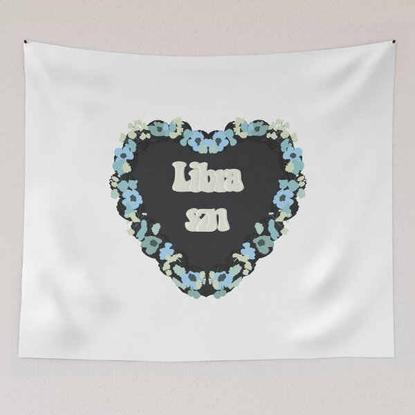 Item preview, Libra Season Star Sign Love Heart Birthday Cake designed and sold by FreeOrca.