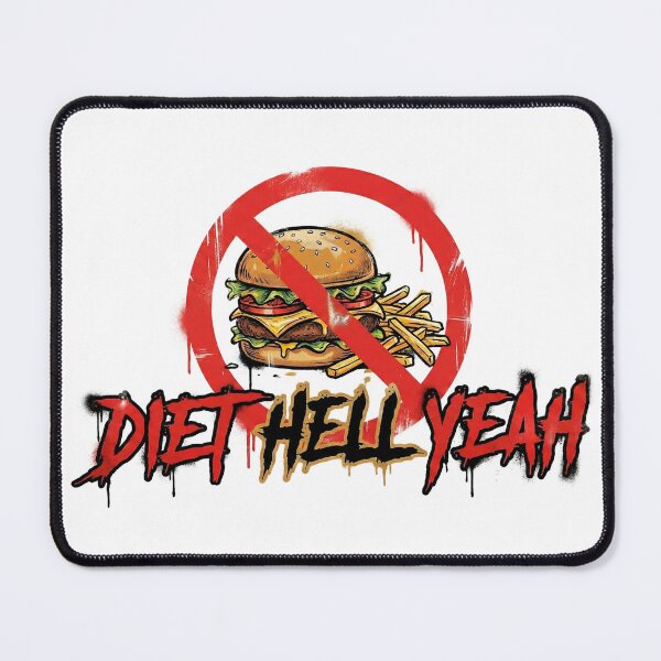 Item preview, Diet Hell Yeah No Junk Food Graffiti designed and sold by Astraskal.