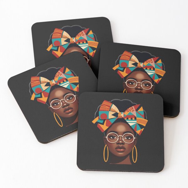 Item preview, Black Girl Magic African Print Bow Black history  designed and sold by GrumpySableye.