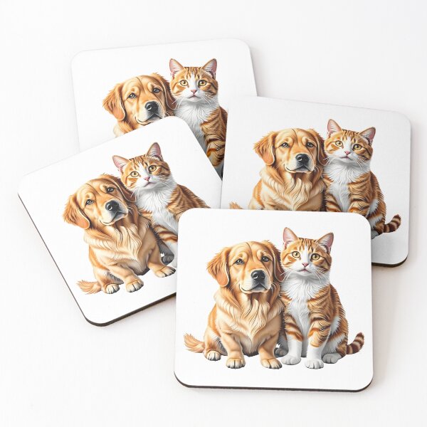 Item preview, Cat and dog soft texture  designed and sold by Uglyandcute.