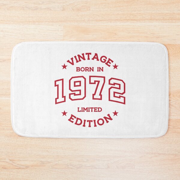 Item preview, Born in 1972 - Retro Style Print Red designed and sold by Viktor Milana.