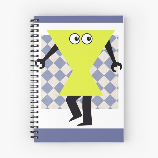 Item preview, "Quirky Geometric Character Art – Fun Triangle Robot Illustration" designed and sold by MaryvonLogg.