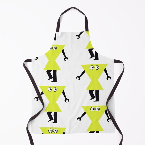Item preview, "Quirky Geometric Character Art – Fun Triangle Robot Illustration" designed and sold by MaryvonLogg.