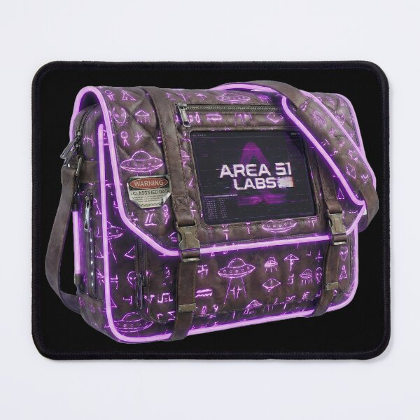 Item preview, Area 51 Labs: TACTICAL COURIER BAG - Purple Edition (Classified Archive) designed and sold by AREA51.LABS.