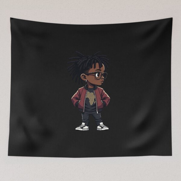 Item preview, Little Black Boy With Dreads African American Black history  designed and sold by GrumpySableye.