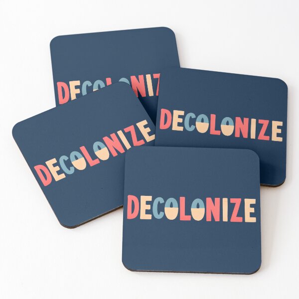 Item preview, Decolonize Bold Minimalist Typography Political Statement Art designed and sold by BorgSpareParts.