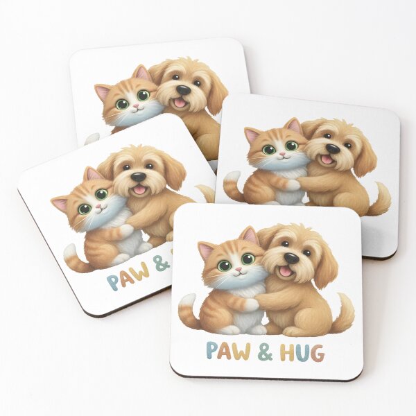 Item preview, Cat and dog soft texture  designed and sold by Uglyandcute.