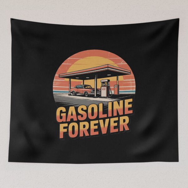 Item preview, Gasoline Forever Tshirt designed and sold by Jacky-Design.