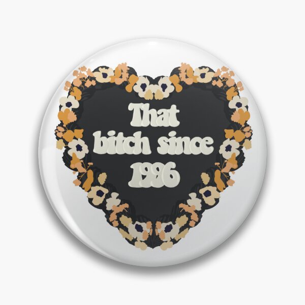 Item preview, That Bitch Since 1996 Love Heart Birthday Cake designed and sold by FreeOrca.