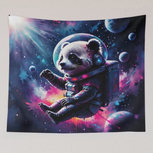 Item preview, Baby Panda in Space designed and sold by DesignerChic111.