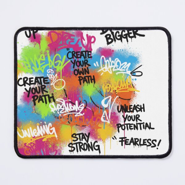 Item preview, Colorful Graffiti Street Art Motivational Quotes designed and sold by ToNi304.