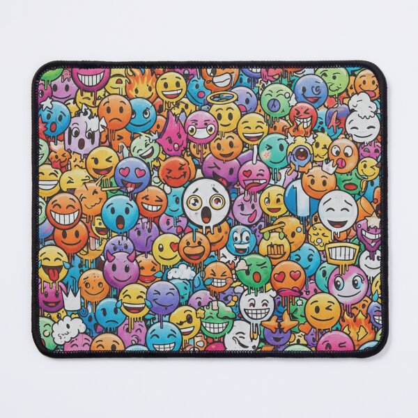 Item preview, Vibrant Chaos: The Ultimate Emoji Doodle designed and sold by ToNi304.
