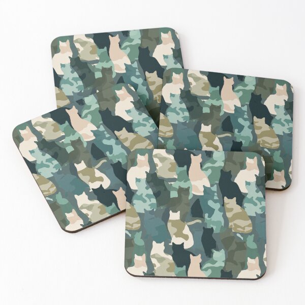 Item preview, Bold Forest Cat Camouflage Texture  - Birthday Gift Ideas designed and sold by RoyalStarsPatts.