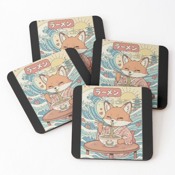 Item preview, Kitsune's Great Ramen Wave designed and sold by FoxVibes.