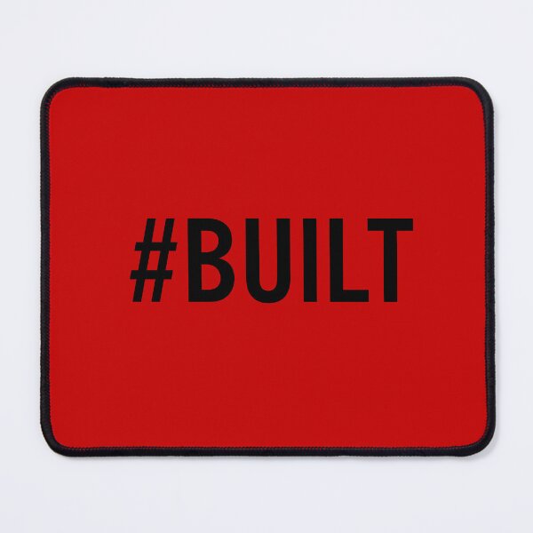 Item preview, #BUILT – Strength, Discipline & Gym Lifestyle Statement designed and sold by Born To Be Fit.