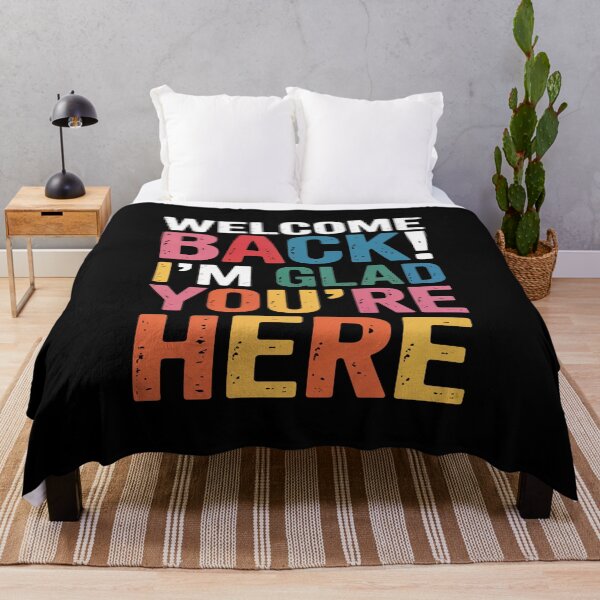 Item preview, Welcome Back Im Glad Youre Here Classroom Positivity Art designed and sold by flagylART.