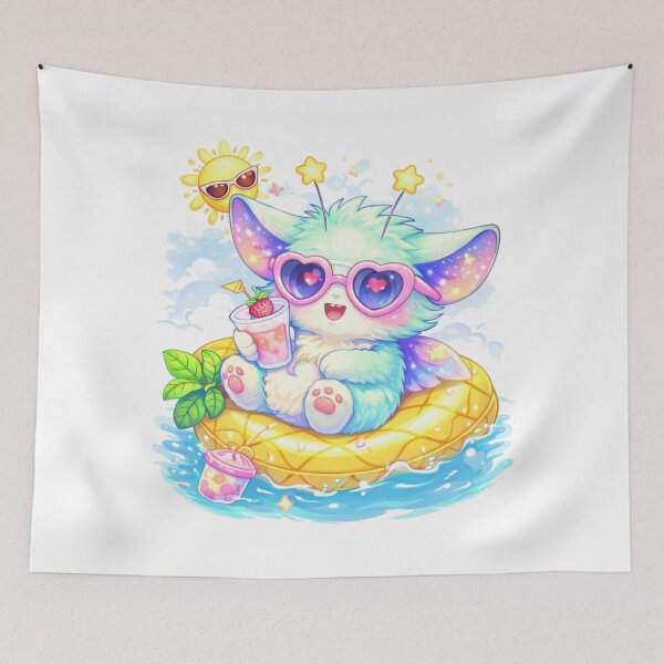 Item preview, Summer Lunari – Cute Fantasy Summer Creature designed and sold by LunariWorld.